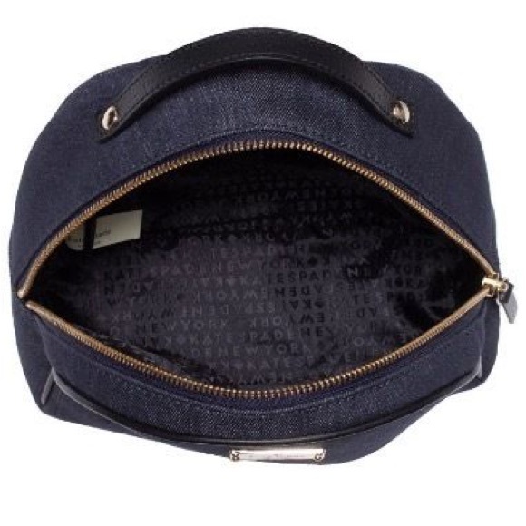 Kate Spade NEW Grove Street Poppy Sammi Denim Floral Embroidered Backpack NWT - Picture 5 of 16